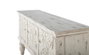 GINER Y COLOMER Console en bois de manguier blanc décapé
